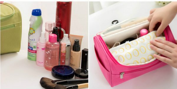 Unisex Travel Cosmetic Makeup Organizer Toiletry Bag
