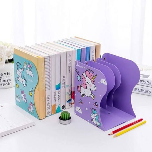 Expandable Metal Book Holder Shelf Rack