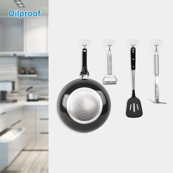 Multi-Purpose Wall Mounted Self-Adhesive Hooks