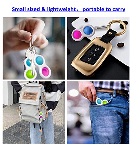 Simple Dimple Fidget Toy Mini Keychain