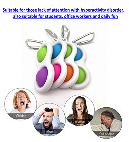 Simple Dimple Fidget Toy Mini Keychain