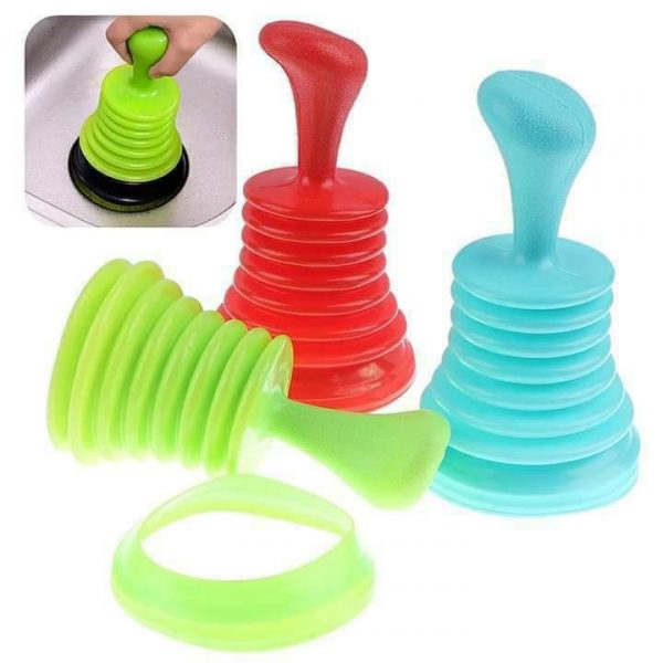 Handy Kitchen Sink Bathroom Drain Chock up Clog Remover / Plunger