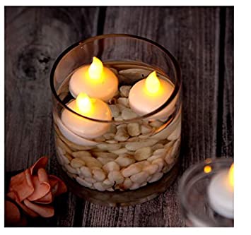Smokeless Water Sensor LED Tea Light Candles - Pack of 12