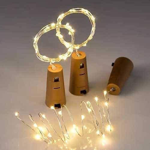 20 LED Bottle Cork String Lights - 2 Meter - Pack of 5