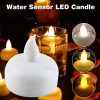 Smokeless Water Sensor LED Tea Light Candles - Pack of 12