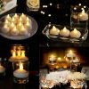 Smokeless Water Sensor LED Tea Light Candles - Pack of 12
