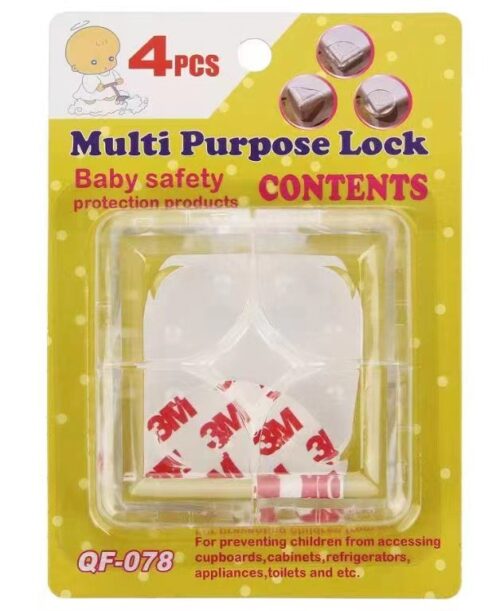 Corner Safety Silicon Edge Protector with Smiley Shape