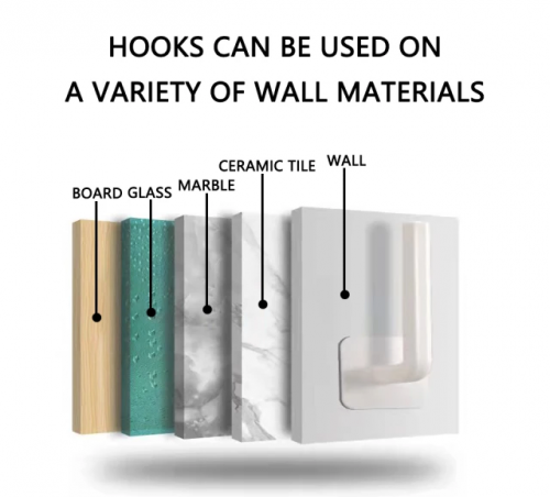 Multifunctional Self Adhesive Helping Hook Holder - Pack of 4