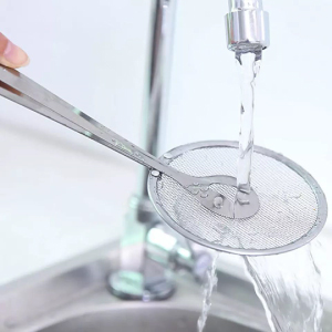 Stainless Steel 2 in 1 Frying Strainer Tong