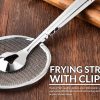 Stainless Steel 2 in 1 Frying Strainer Tong