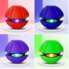 Magic Transforming Flat Frisbee UFO Ball with LED Lights - Random Color: