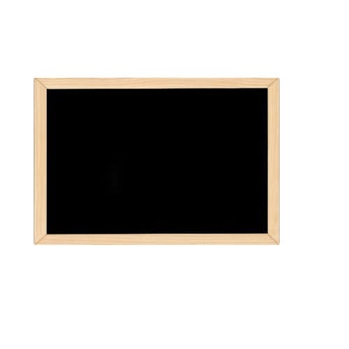 Double-sided Wooden Slate with Whiteboard & Blackboard (40 x 30 x 2 Cms)