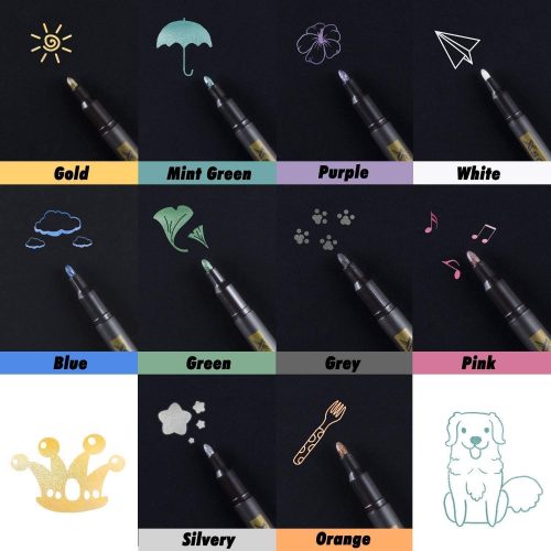 Metallic Color Pen Set of 10