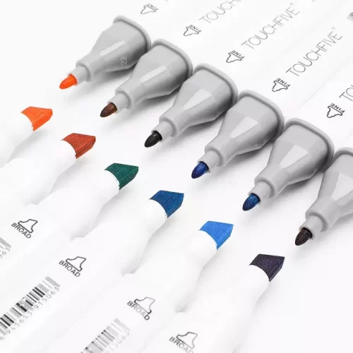 Dual Tip Touch Markers - Set of 12 Colors