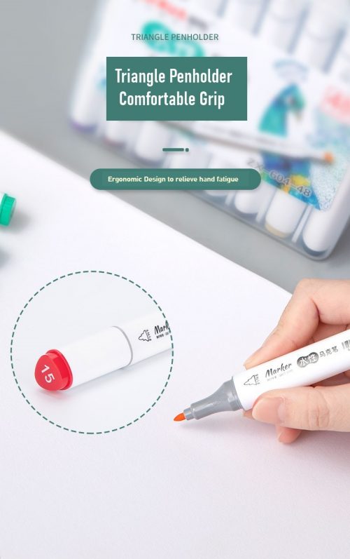 Dual Tip Touch Markers - Set of 12 Colors