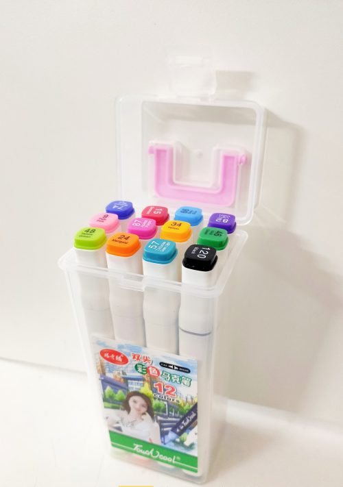 Dual Tip Touch Markers - Set of 12 Colors