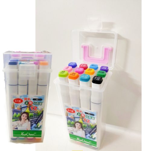 Dual Tip Touch Markers - Set of 12 Colors