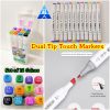 Dual Tip Touch Markers - Set of 12 Colors
