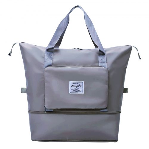 Foldable Expandable Travel Bag with Pouch - Premium Heavy Imported Quality