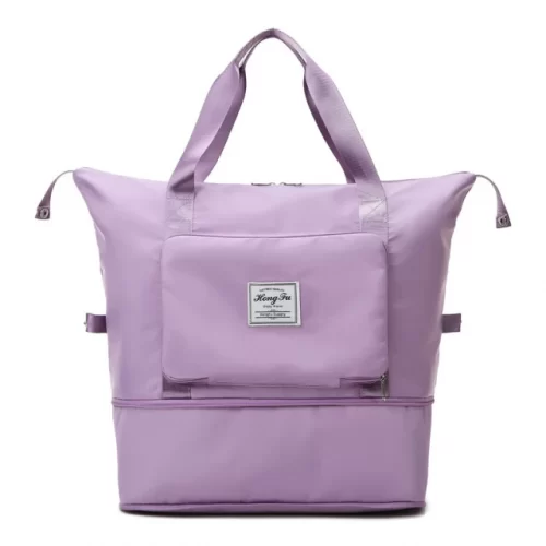 Foldable Expandable Travel Bag with Pouch
