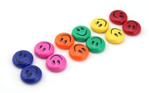 Multicolor Smiley Magnets