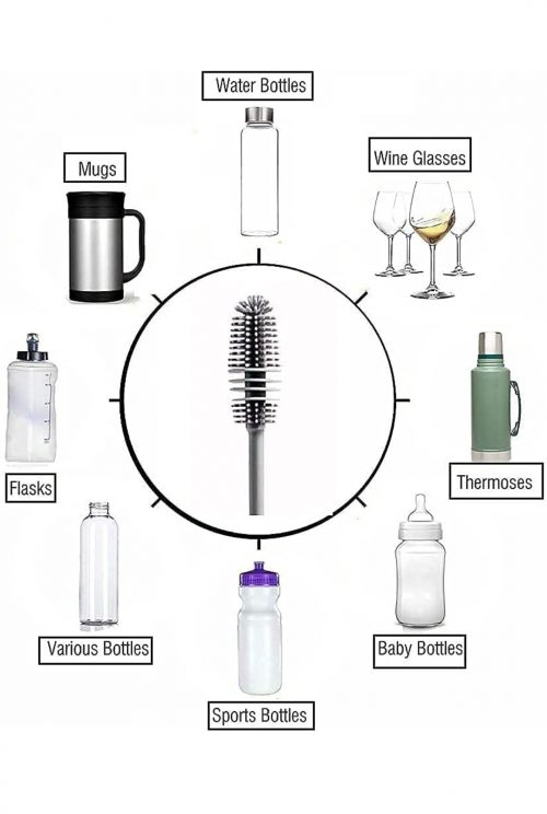 Silicone Multipurpose Bottle Cleaning Brush