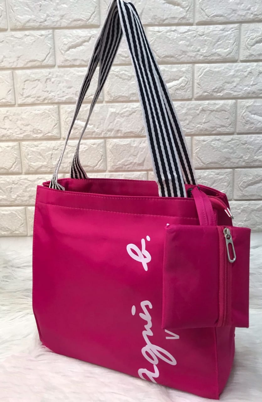 Agnies Voyage Tote Bag with Pouch- Heavy Imported Quality – Arham