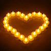 Smokeless LED Tea Light Candles - Warm White / Multicolor