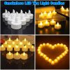 Smokeless LED Tea Light Candles - Warm White / Multicolor