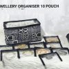 Jewellery Organiser with10 Pouches