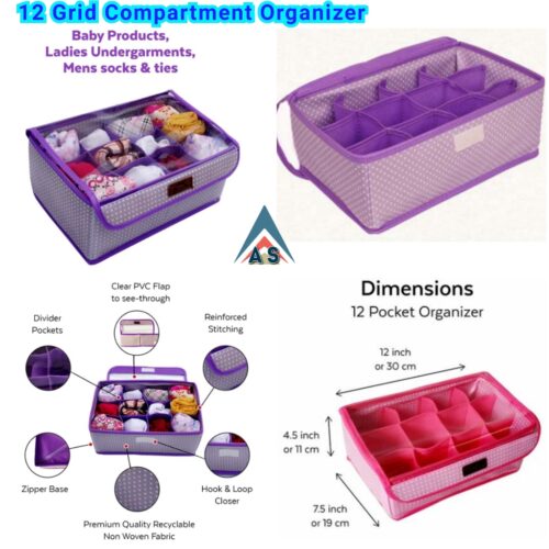 12 Grid Compartment Organizer