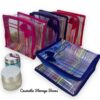 Multipurpose Striped Cosmetic Novelty Pouch