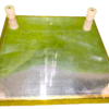 Golden Meenakari Chowki / Bajot / Chaurang With PVC Legs