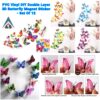 PVC Vinly DIY Double Layer 3D Butterfly Magnet Sticker