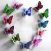 PVC Vinly DIY Double Layer 3D Butterfly Magnet Sticker