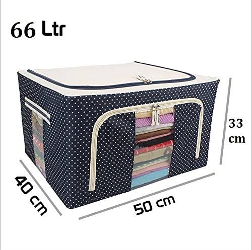66 Liter Foldable Storage Organizer Living Box