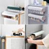 Clear Wall Mounted 5 Grid Drawer Organizer