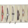 6 Compartments Foldable Watch Storage Organizer Roll On Pouch