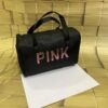 PINK Mini Duffle Cosmetic Bag