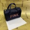PINK Mini Duffle Cosmetic Bag