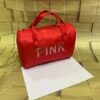 PINK Mini Duffle Cosmetic Bag