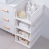 PVC Foldable Stackable Drawer Storage Organizer 3 Layer Rack