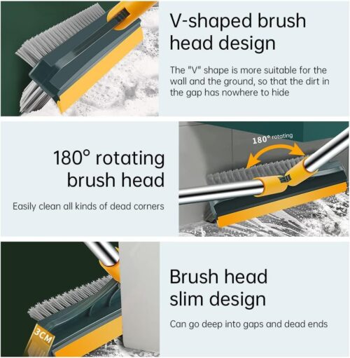 3 in 1 Magic Scrap Brush for Cleaning Floor, Tiles and Corners