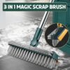 3 in 1 Magic Scrap Brush for Cleaning Floor, Tiles and Corners