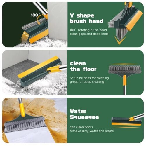 3 in 1 Magic Scrap Brush for Cleaning Floor, Tiles and Corners