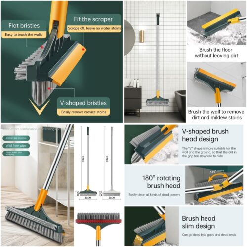 3 in 1 Magic Scrap Brush for Cleaning Floor, Tiles and Corners