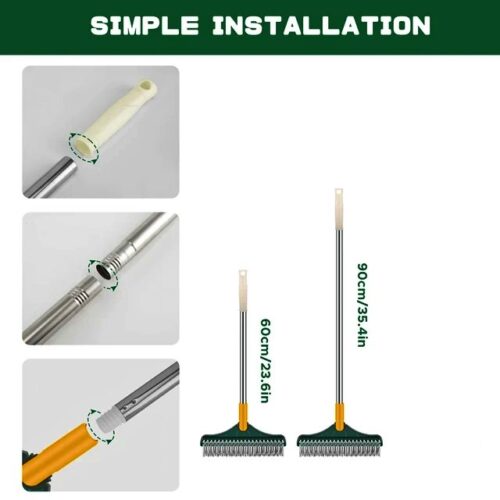 3 in 1 Magic Scrap Brush for Cleaning Floor, Tiles and Corners
