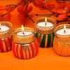 Handcrafted Damroo Tealight Candle Holder
