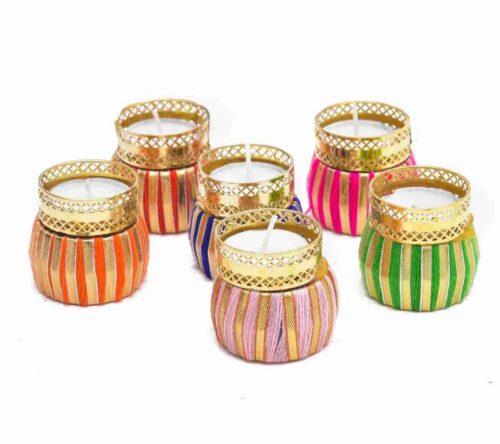 Handcrafted Damroo Tealight Candle Holder
