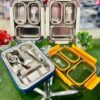 Individual Seal 3 Compartment Stainless Steel Tiffin Lunch Bento Box – 100% Leak Proof